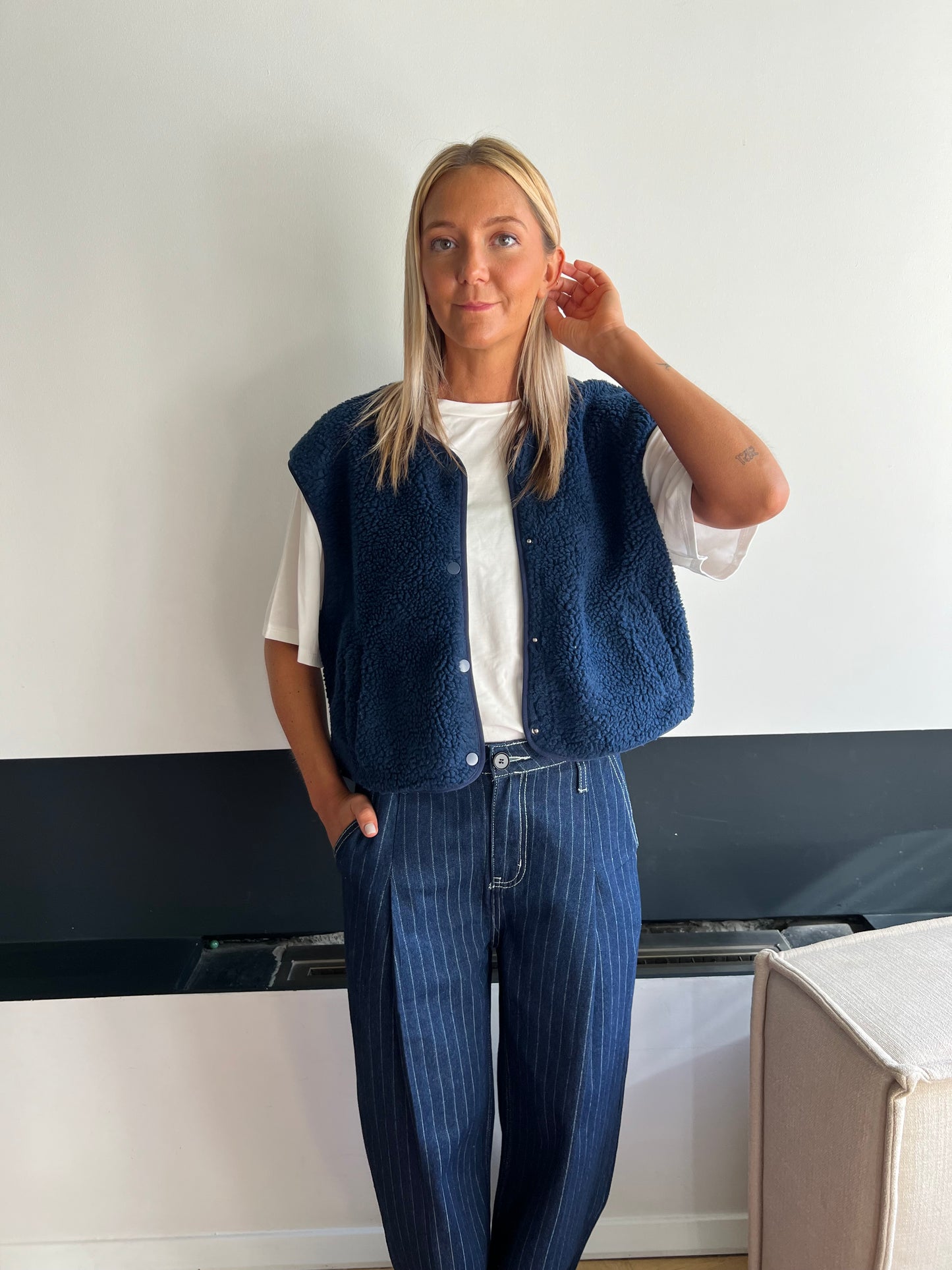 GILET TEDDY MARINE PRE ORDER