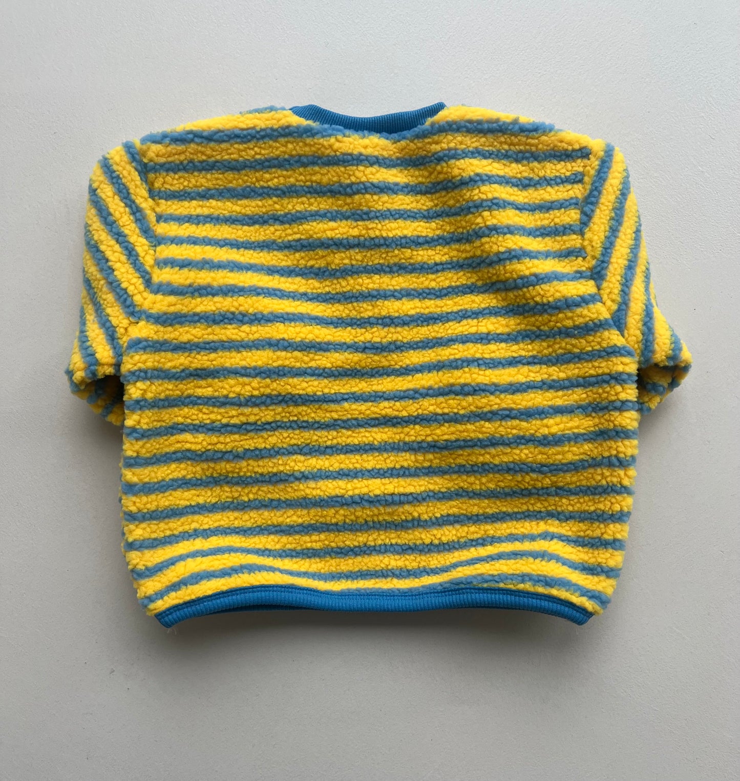 Yellow striped sweatshirt