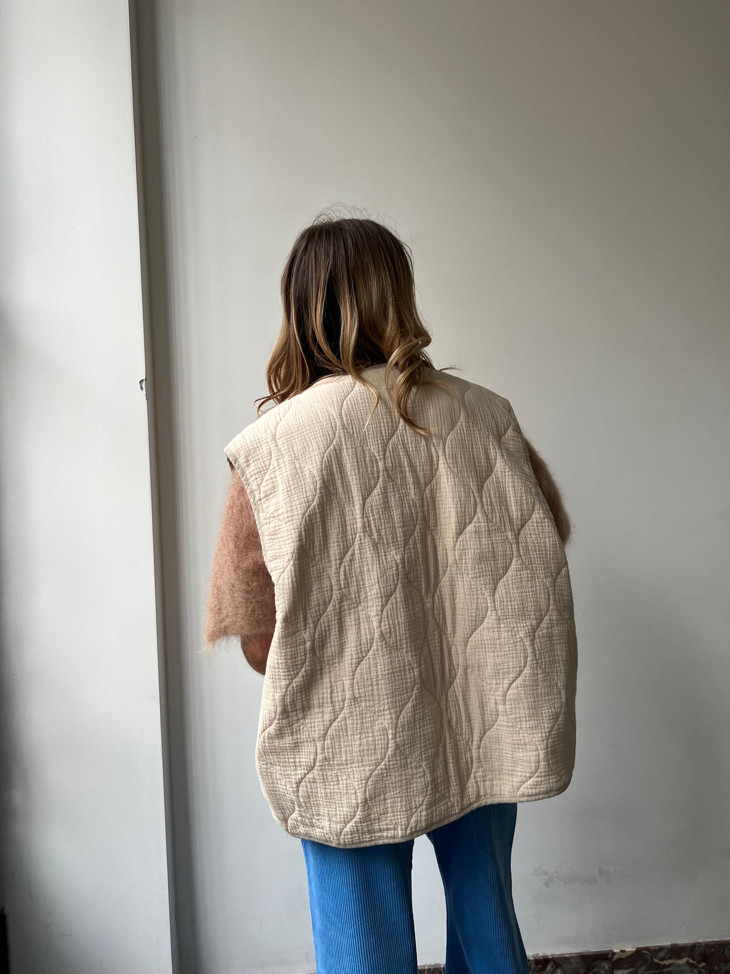 Quilted Oversized Vest
