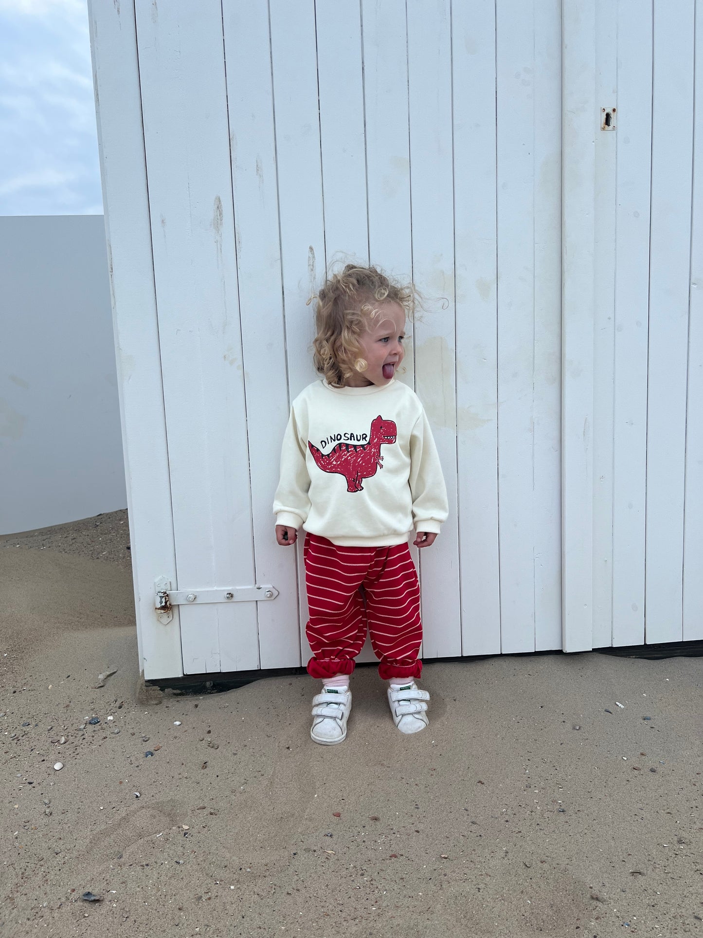Dino white sweatshirts