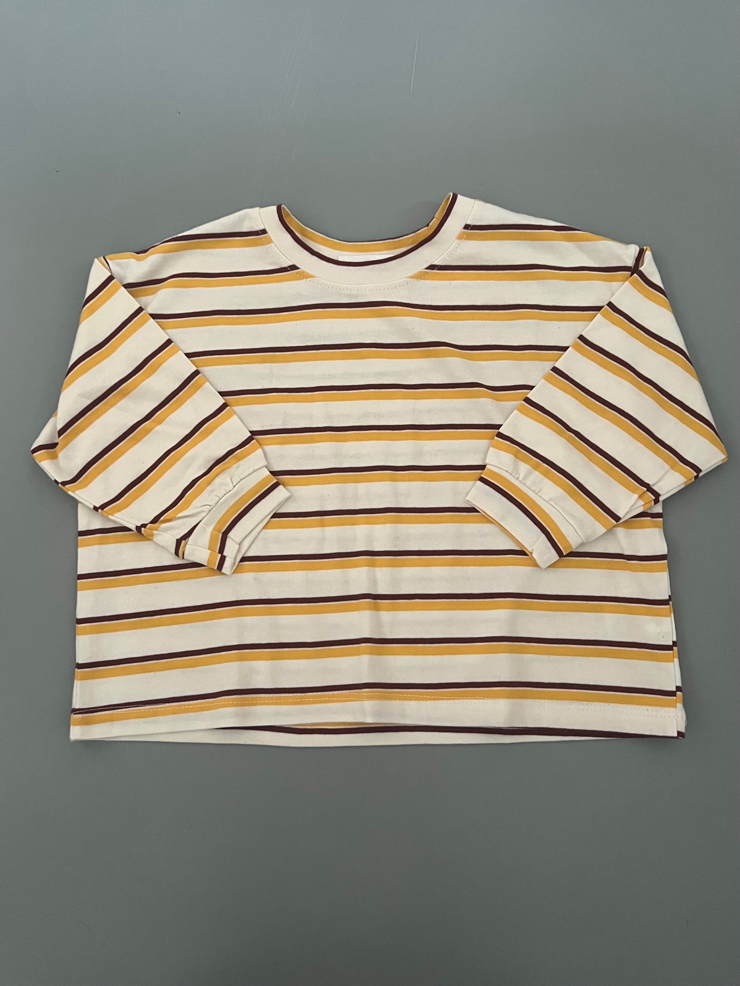 Stripe yellow tee
