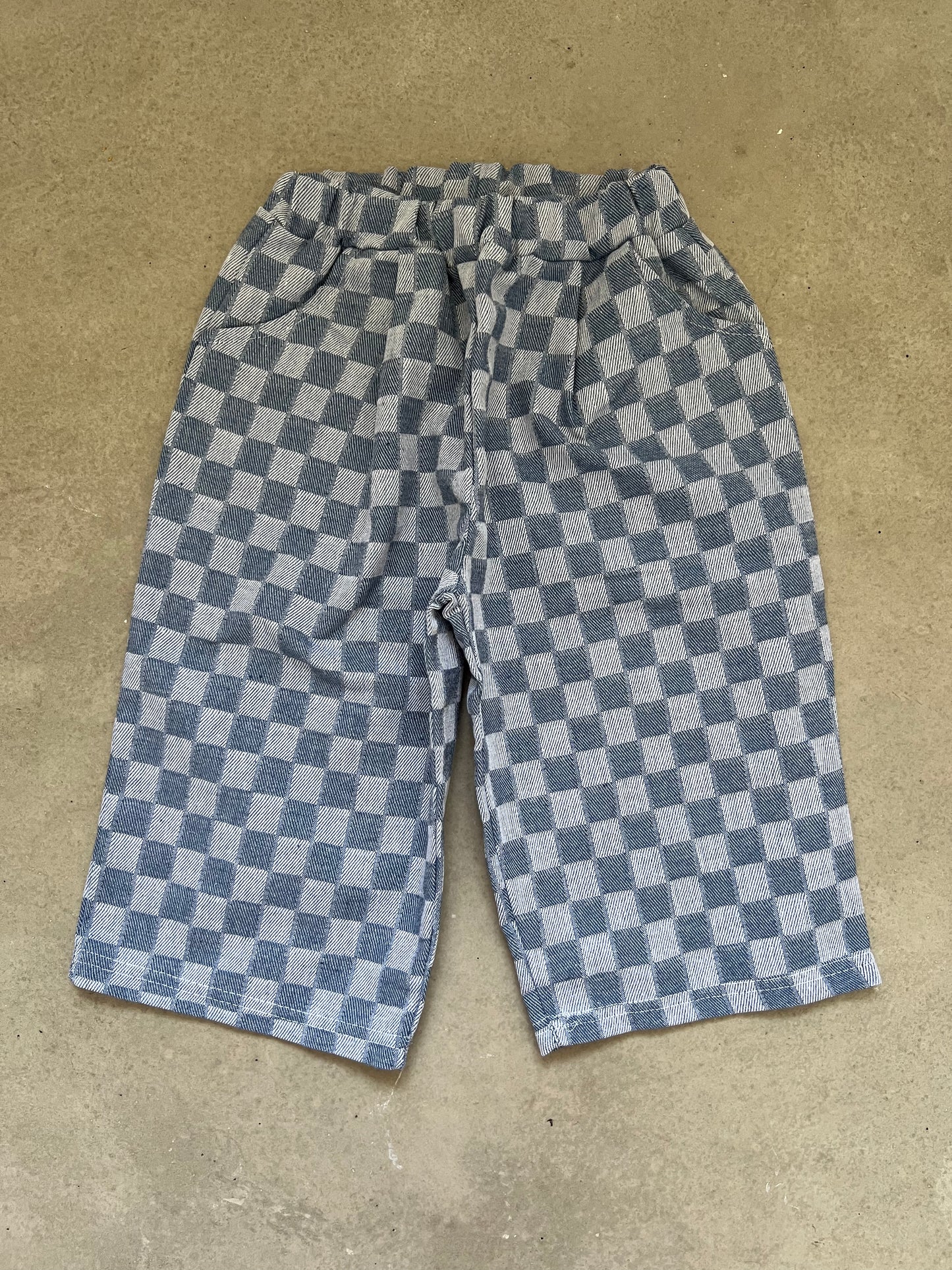 Check ankle pants