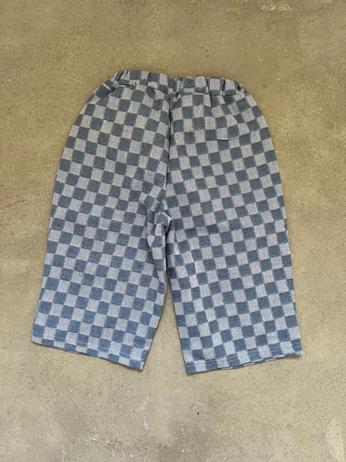 Check ankle pants