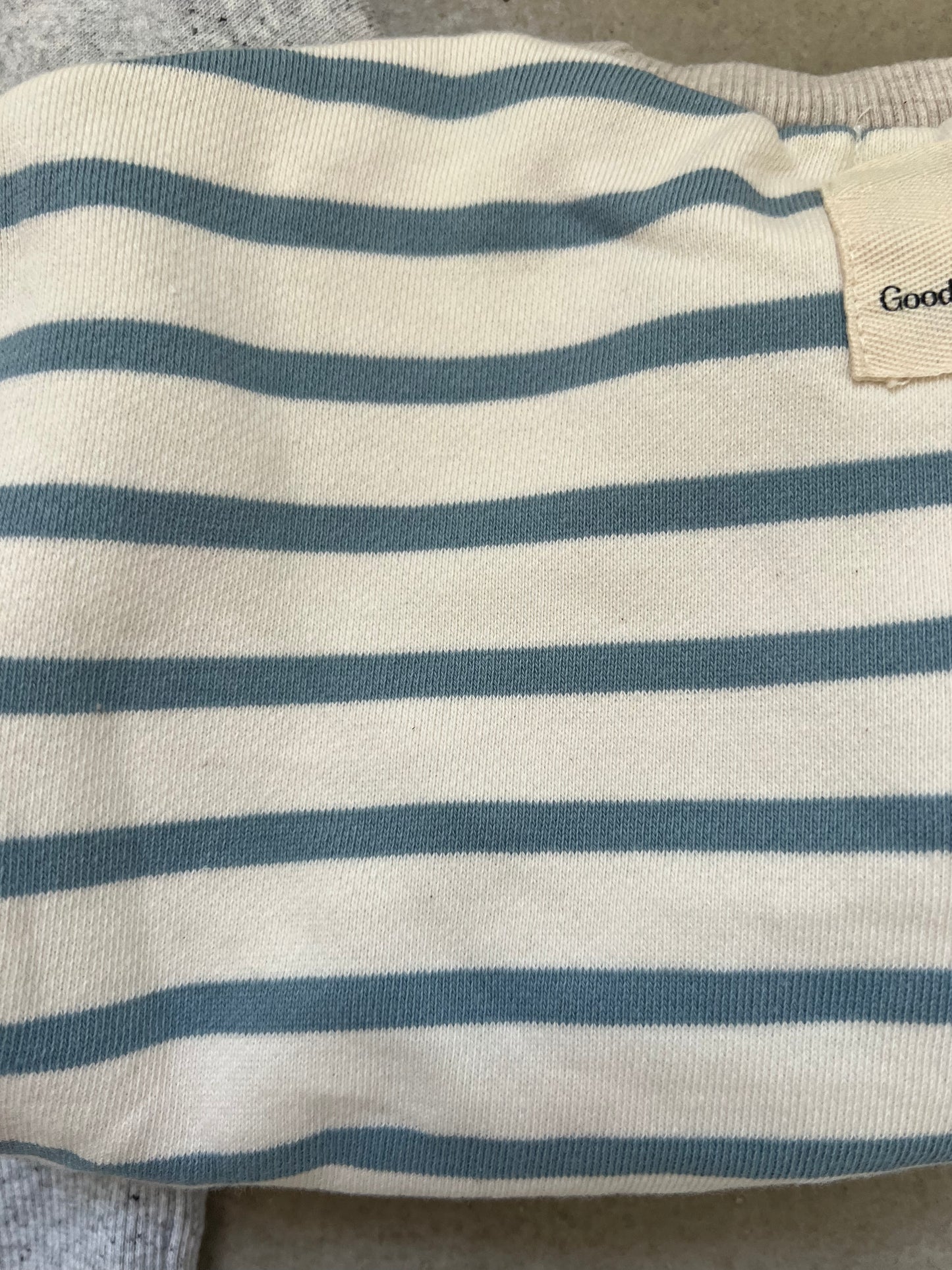 Sky stripe sweatshirt