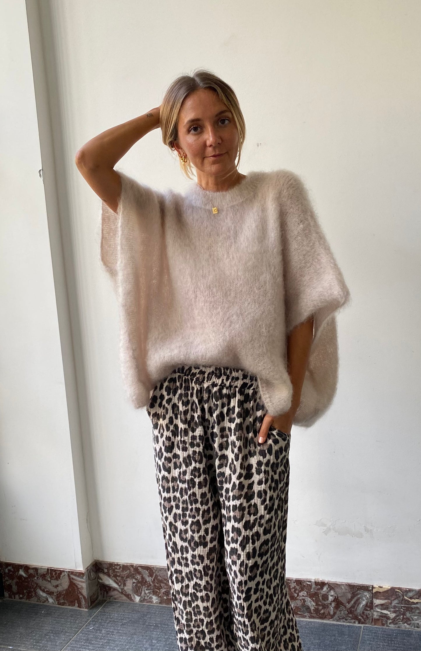 Pull mohair Oatmeal