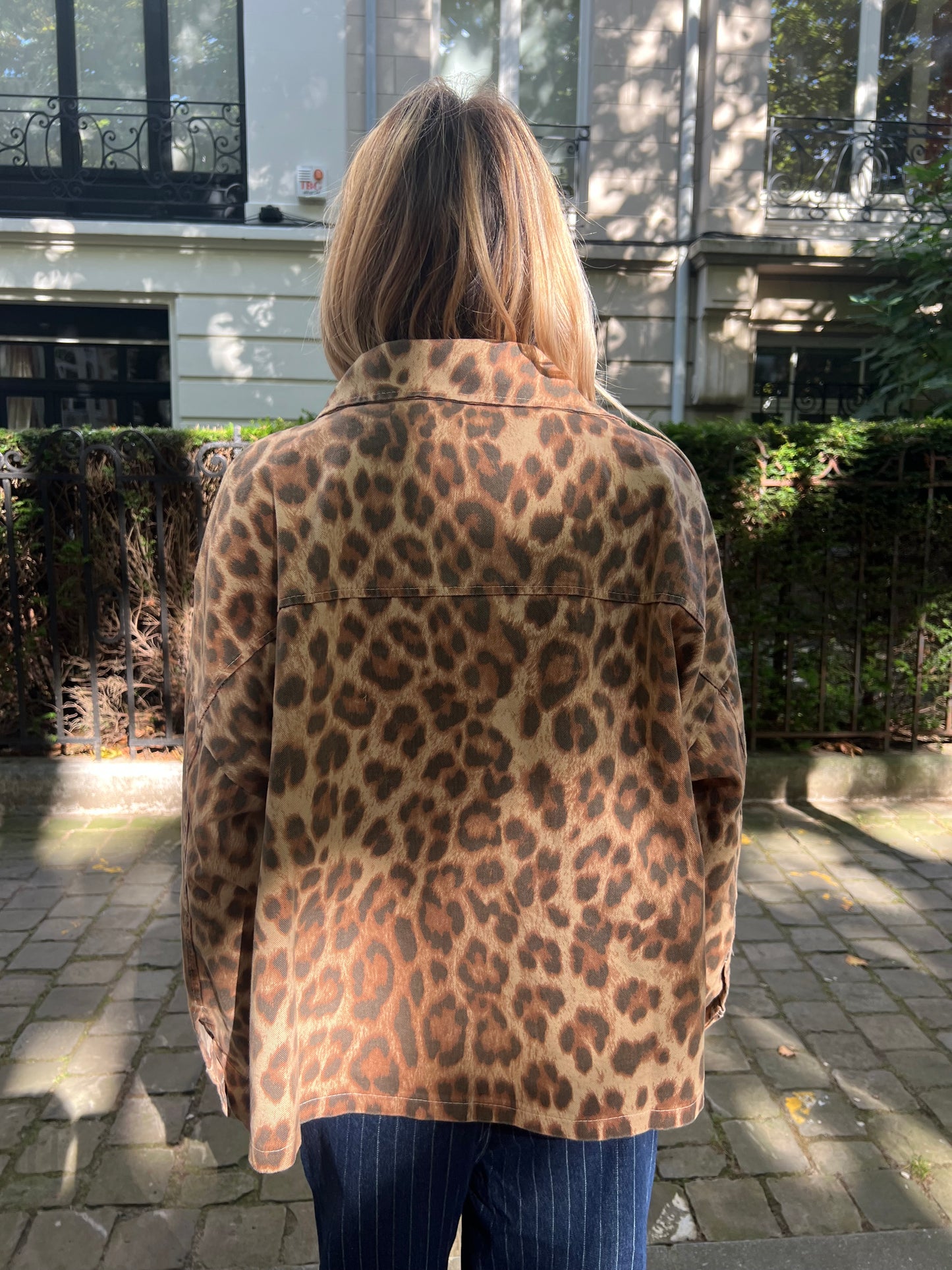 Surchemise leopard beige