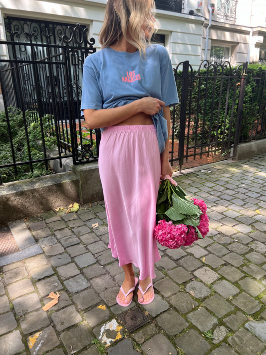 Jupe rose bubblegum