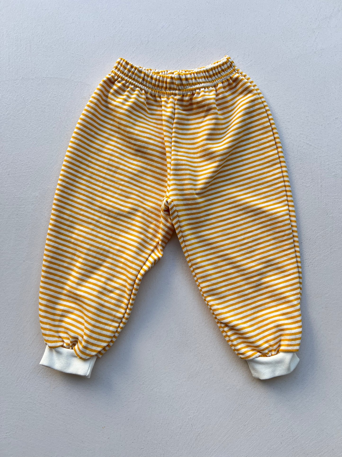 Top bottom set in yellow stripes