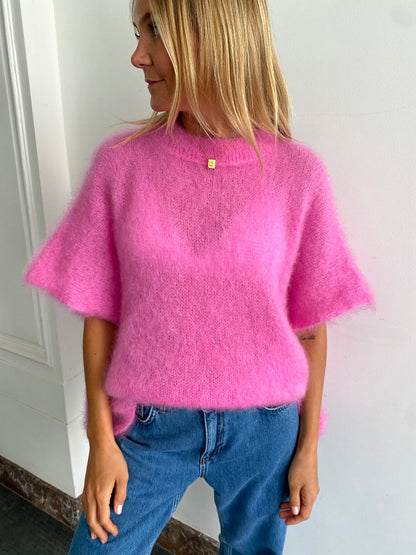 Pull mohair pink