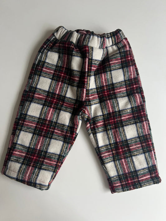 Pantalon carreaux épais